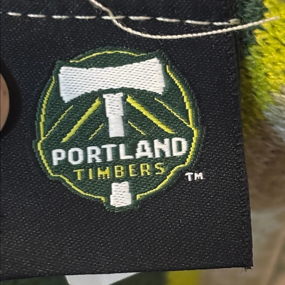 Adidas Portland Timbers Green and Gray Striped Scarf